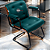 Cadeira Design Office Eames Signature Interlocutor Black - Capa em Madeira - Verde - Imagem 2