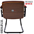 Cadeira Design Office Eames Signature Interlocutor Black - Capa em Madeira - Vermelho Vinho - Imagem 3