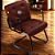 Cadeira Design Office Eames Signature Interlocutor Black - Capa em Madeira - Vermelho Vinho - Imagem 2
