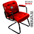 Cadeira Design Office Eames Signature Interlocutor Black - Capa em Madeira - Vermelho - Imagem 6