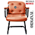 Cadeira Design Office Eames Signature Interlocutor Black - Capa em Madeira - Vermelho Telha - Imagem 7