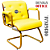 Cadeira Design Office Eames Signature Interlocutor Dourada - Capa em Madeira - Amarelo - Imagem 5