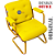 Cadeira Design Office Eames Signature Interlocutor Dourada - Capa em Madeira - Amarelo - Imagem 7