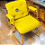 Cadeira Design Office Eames Signature Interlocutor Dourada - Capa em Madeira - Amarelo - Imagem 2