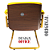 Cadeira Design Office Eames Signature Interlocutor Dourada - Capa em Madeira - Amarelo - Imagem 8