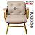 Cadeira Design Office Eames Signature Interlocutor Dourada - Capa em Madeira - Bege - Imagem 13