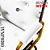 Cadeira Design Office Eames Signature Interlocutor Dourada - Capa em Madeira - Branco - Imagem 4