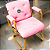 Cadeira Design Office Eames Signature Interlocutor Dourada - Capa em Madeira - Rosa Claro - Imagem 2