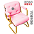 Cadeira Design Office Eames Signature Interlocutor Dourada - Capa em Madeira - Rosa Claro - Imagem 7
