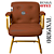 Cadeira Design Office Eames Signature Interlocutor Dourada - Capa em Madeira - Caramelo - Imagem 9