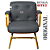 Cadeira Design Office Eames Signature Interlocutor Dourada - Capa em Madeira - Cinza Escuro - Imagem 8