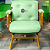 Cadeira Design Office Eames Signature Interlocutor Dourada - Capa em Madeira - Verde Limão - Imagem 1
