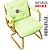 Cadeira Design Office Eames Signature Interlocutor Dourada - Capa em Madeira - Verde Limão - Imagem 7