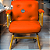 Cadeira Design Office Eames Signature Interlocutor Dourada - Capa em Madeira - Laranja - Imagem 1