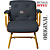 Cadeira Design Office Eames Signature Interlocutor Dourada - Capa em Madeira - Azul Marinho - Imagem 9