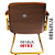 Cadeira Design Office Eames Signature Interlocutor Dourada - Capa em Madeira - Marrom - Imagem 4