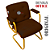Cadeira Design Office Eames Signature Interlocutor Dourada - Capa em Madeira - Marrom - Imagem 7