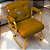 Cadeira Design Office Eames Signature Interlocutor Dourada - Capa em Madeira - Amarelo Mostarda - Imagem 2