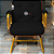 DUPLICADO - Cadeira Design Office Eames Signature Interlocutor Dourada - Capa em Madeira - Preto - Imagem 1