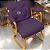 DUPLICADO - Cadeira Design Office Eames Signature Interlocutor Dourada - Capa em Madeira - Preto - Imagem 2
