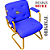 DUPLICADO - Cadeira Design Office Eames Signature Interlocutor Dourada - Capa em Madeira - Roxo - Imagem 9