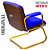 DUPLICADO - Cadeira Design Office Eames Signature Interlocutor Dourada - Capa em Madeira - Roxo - Imagem 4