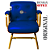 DUPLICADO - Cadeira Design Office Eames Signature Interlocutor Dourada - Capa em Madeira - Roxo - Imagem 6