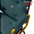 Cadeira Design Office Eames Signature Interlocutor Dourada - Capa em Madeira - Verde - Imagem 3