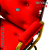 Cadeira Design Office Eames Signature Interlocutor Dourada - Capa em Madeira - Vermelho - Imagem 4