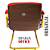 Cadeira Design Office Eames Signature Interlocutor Dourada - Capa em Madeira - Vermelho - Imagem 3