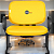 Cadeira que suporta até 300kg para Obesos Super Reforçada – Ideal para atendimento ao público em Clínicas, Hospitais, Igrejas e Instituições Financeiras - Amarelo - Imagem 2