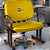 Cadeira que suporta até 300kg para Obesos Super Reforçada – Ideal para atendimento ao público em Clínicas, Hospitais, Igrejas e Instituições Financeiras - Amarelo Mostarda - Imagem 1