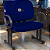 Cadeira que suporta até 300kg para Obesos Super Reforçada – Ideal para atendimento ao público em Clínicas, Hospitais, Igrejas e Instituições Financeiras - Azul Royal - Imagem 1