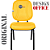 Cadeira Super Reforçada que Suporta até 200kg para Obesos e Porteiros, ideal para Escritório, Escolas e Portaria de Prédios e Condomínios - Amarelo - Imagem 5