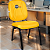 Cadeira Super Reforçada que Suporta até 200kg para Obesos e Porteiros, ideal para Escritório, Escolas e Portaria de Prédios e Condomínios - Amarelo - Imagem 1