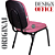 Cadeira Super Reforçada que Suporta até 200kg para Obesos e Porteiros, ideal para Escritório, Escolas e Portaria de Prédios e Condomínios - Rosa Pink - Imagem 3