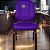 Cadeira Super Reforçada que Suporta até 200kg para Obesos e Porteiros, ideal para Escritório, Escolas e Portaria de Prédios e Condomínios - Roxo - Imagem 2