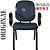 Cadeira Super Reforçada que Suporta até 200kg para Obesos e Porteiros, ideal para Escritório, Escolas e Portaria de Prédios e Condomínios - Azul Marinho - Imagem 3