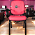Cadeira Super Reforçada que Suporta até 200kg para Obesos e Porteiros, ideal para Escritório, Escolas e Portaria de Prédios e Condomínios - Rosa Pink - Imagem 2