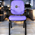 Cadeira Super Reforçada que Suporta até 200kg para Obesos e Porteiros, ideal para Escritório, Escolas e Portaria de Prédios e Condomínios - Roxo - Imagem 2