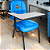 Cadeira Escolar Super Reforçada que Suporta até 200kg para Obesos, ideal para Escolas e Faculdades - Azul Bebê - Imagem 1