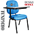 Cadeira Escolar Super Reforçada que Suporta até 200kg para Obesos, ideal para Escolas e Faculdades - Azul Bebê - Imagem 5