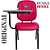 Cadeira Escolar Super Reforçada que Suporta até 200kg para Obesos, ideal para Escolas e Faculdades - Rosa Pink - Imagem 3