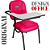 Cadeira Escolar Super Reforçada que Suporta até 200kg para Obesos, ideal para Escolas e Faculdades - Rosa Pink - Imagem 4