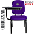Cadeira Escolar Super Reforçada que Suporta até 200kg para Obesos, ideal para Escolas e Faculdades - Roxo - Imagem 3