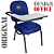 Cadeira Escolar Super Reforçada que Suporta até 200kg para Obesos, ideal para Escolas e Faculdades - Azul Royal - Imagem 4
