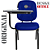 Cadeira Escolar Super Reforçada que Suporta até 200kg para Obesos, ideal para Escolas e Faculdades - Azul Royal - Imagem 3