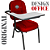Cadeira Escolar Super Reforçada que Suporta até 200kg para Obesos, ideal para Escolas e Faculdades - Vermelho - Imagem 4