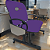 Cadeira Escolar Super Reforçada que Suporta até 300kg para Obesos, ideal para Escolas e Faculdades - Roxo - Imagem 2