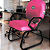 Cadeira Escolar Super Reforçada que Suporta até 300kg para Obesos, ideal para Escolas e Faculdades - Linha Fat - Rosa Pink - Imagem 2